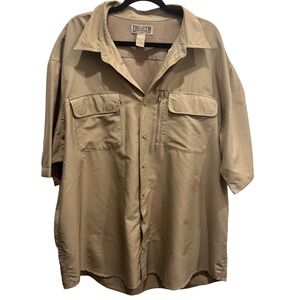 Duluth Trading Co. CoolPlus Men's Short Sleeve Shirt 2XL Tall Performance Casual